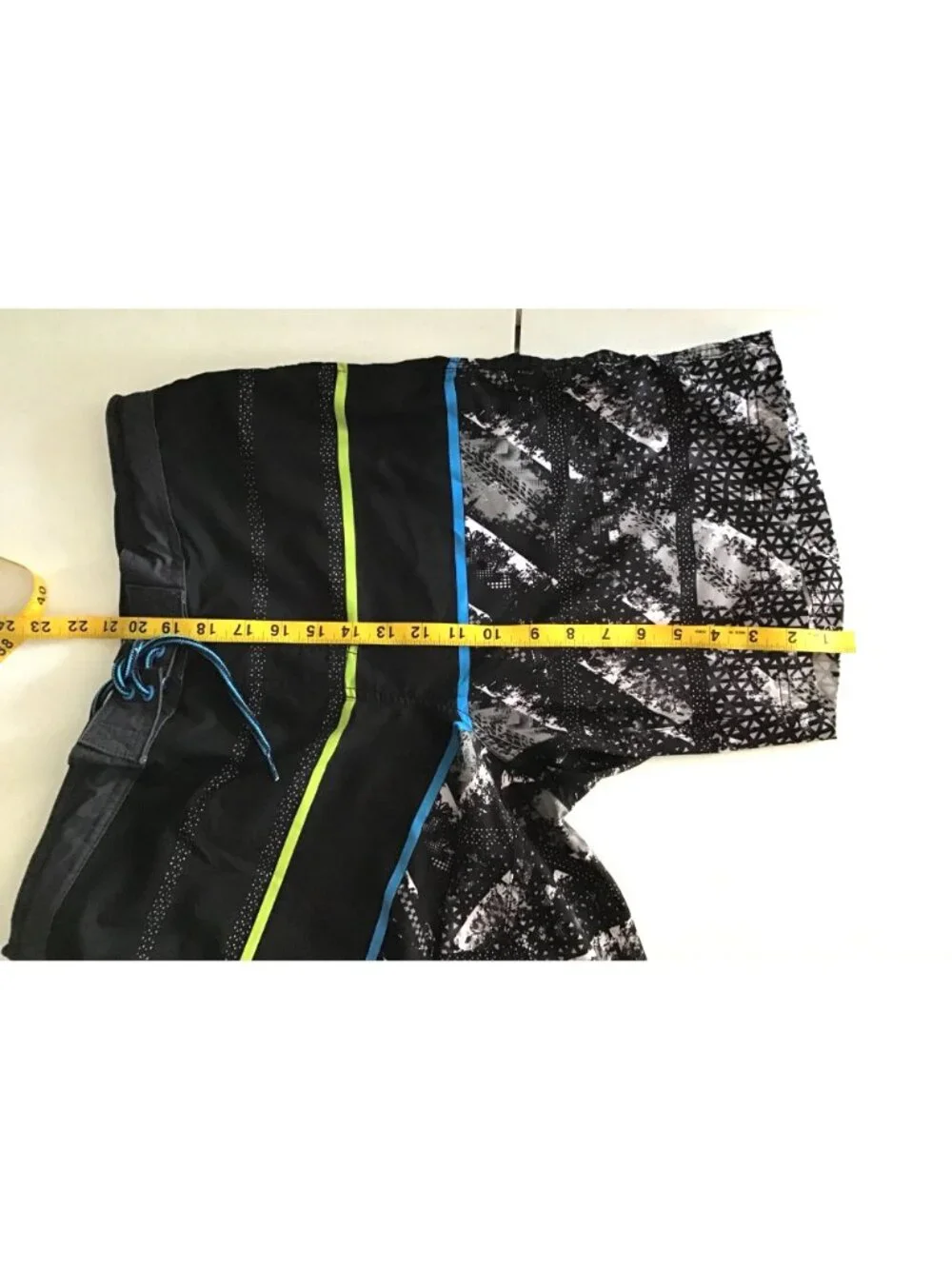 GEORGE- MENS DRAWSTRING ELASTIC WAIST BOARD SWIM SHORTS LINED SIZE LARGE